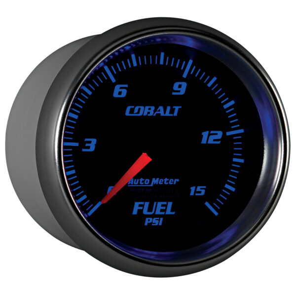 AUTOMETER Fuel Pressure Gauge 2 5/8", 15PSI, Mechanical, Cobalt - Image 6