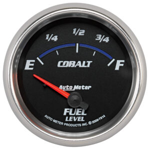 AUTOMETER Fuel Level Gauge 2 5/8", 0° To 90°F, Elec, Cobalt