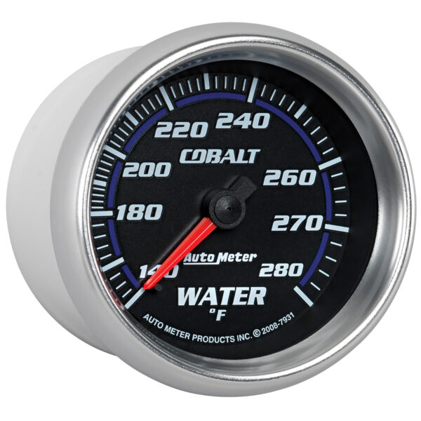 AUTOMETER Water Temperature Gauge 2 5/8", 140-280°f, Mechanical, Cobalt - Image 5
