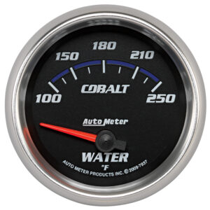 AUTOMETER Water Temperature Gauge 2 5/8", 100-250°f, Electric, Cobalt