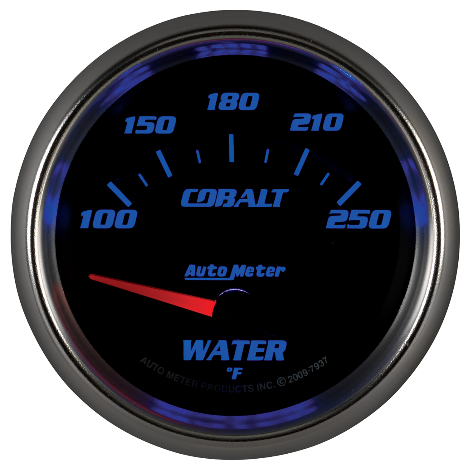 AUTOMETER Water Temperature Gauge 2 5/8", 100-250°f, Electric, Cobalt - Image 4