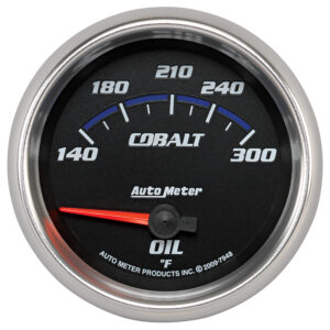 AUTOMETER Oil Temperature Gauge 2 5/8", 140-300°f, Electric, Cobalt