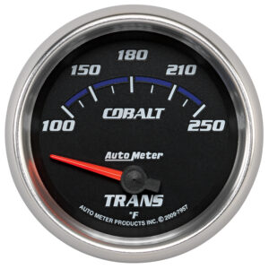 AUTOMETER Transmission Temperature Gauge 2 5/8", 100-250°f, Electric, Cobalt