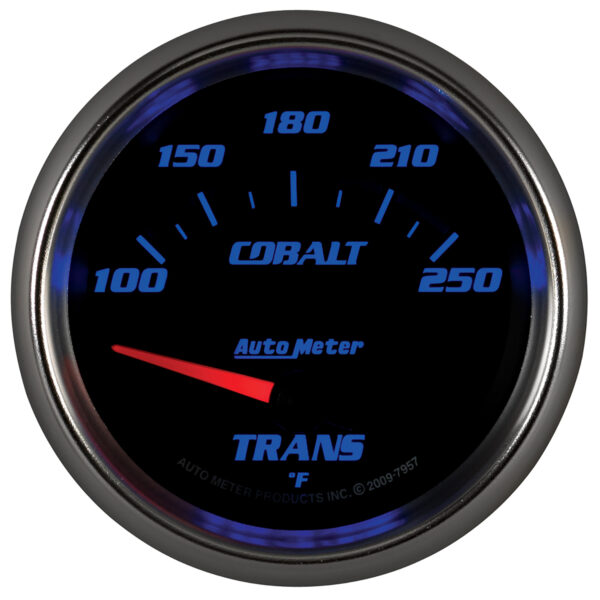 AUTOMETER Transmission Temperature Gauge 2 5/8", 100-250°f, Electric, Cobalt - Image 4