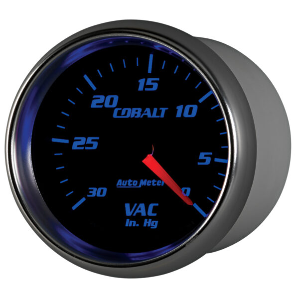 AUTOMETER Vacuum Gauge 2 5/8", 30Inhg, Mechanical, Cobalt - Image 3