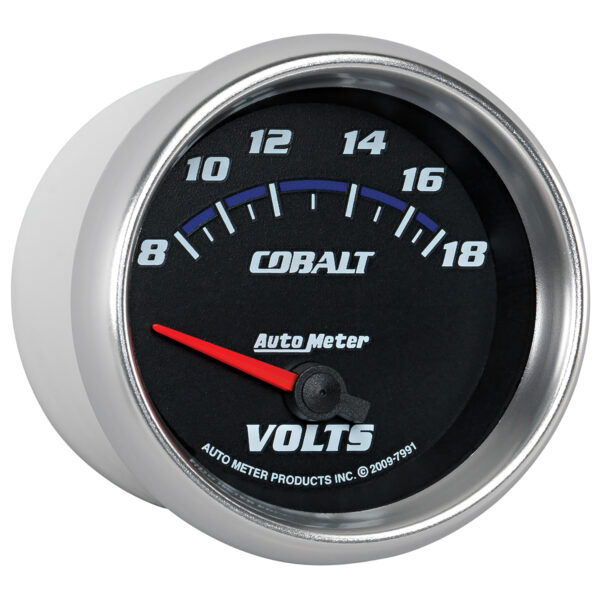 AUTOMETER Voltmeter Gauge 2 5/8", 18V, Electric, Cobalt - Image 5
