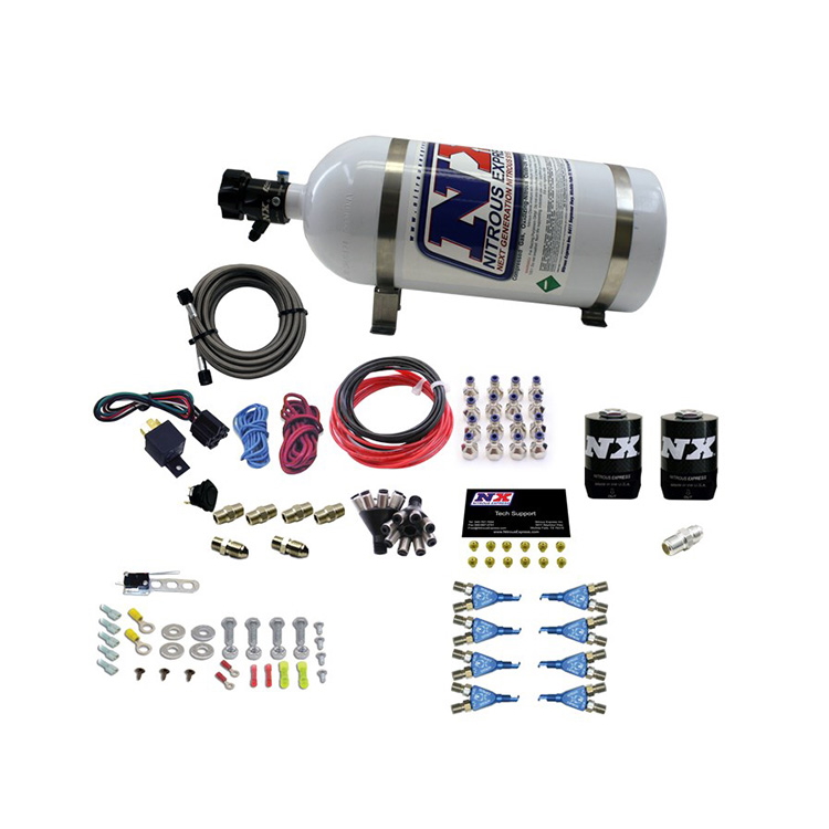 NITROUS EXPRESS 8 Cylinder Soft line Direct Port System 100-300HP