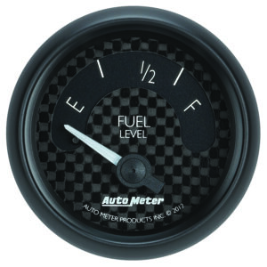 AUTOMETER Fuel Level Gauge 2 1/16", 73° To 10°F, Elec, Gt
