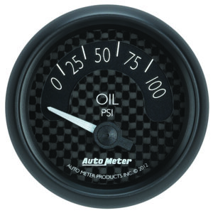 AUTOMETER Oil Pressure Gauge 2 1/16", 100PSI, Elec, Gt