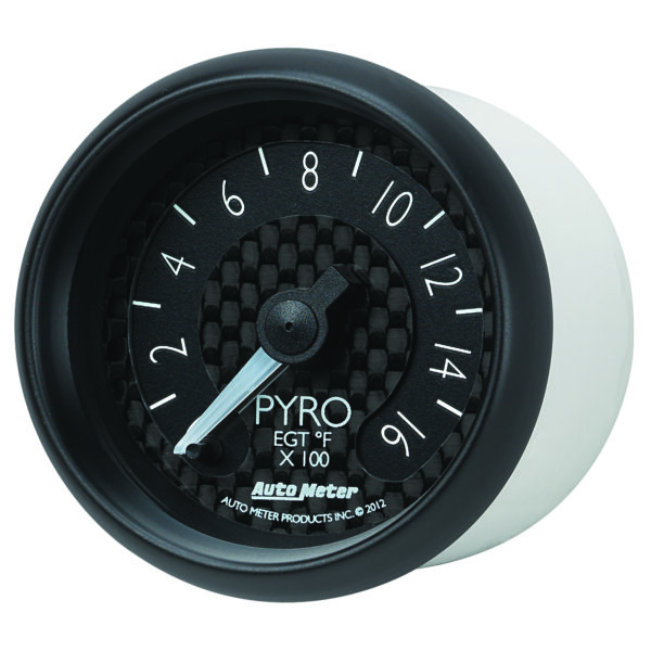 AUTOMETER EGT Pyrometer Gauge 2 1/16", 1600°f, Digital Stepper Motor, Gt - Image 2