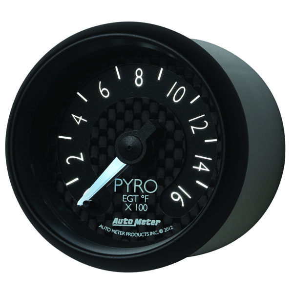 AUTOMETER EGT Pyrometer Gauge 2 1/16", 1600°f, Digital Stepper Motor, Gt - Image 3