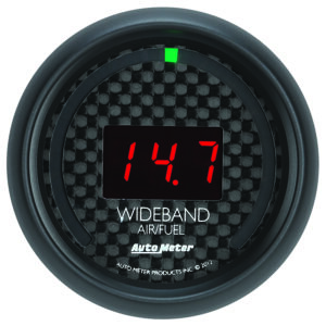 AUTOMETER Wideband Air/Fuel Ratio AFR Gauge Street, 2 1/16", 10:1-17:1, Digital, Gt
