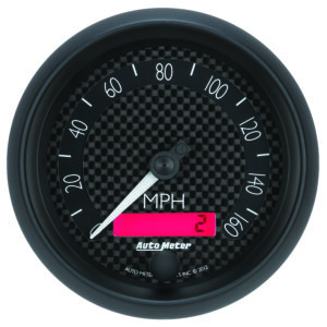 AUTOMETER Speedometer Gauge 3 3/8", 160MPH, Elec. Programmable, Gt