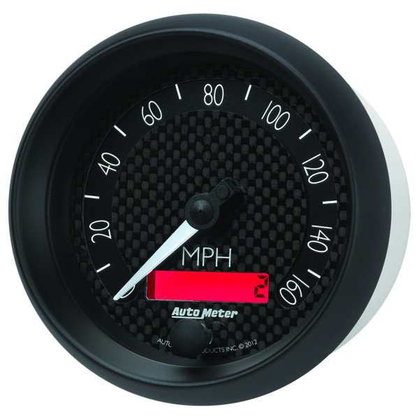 AUTOMETER Speedometer Gauge 3 3/8", 160MPH, Elec. Programmable, Gt - Image 2