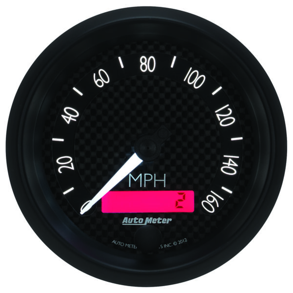 AUTOMETER Speedometer Gauge 3 3/8", 160MPH, Elec. Programmable, Gt - Image 4