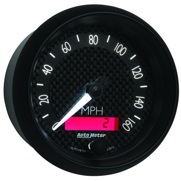 AUTOMETER Speedometer Gauge 3 3/8", 160MPH, Elec. Programmable, Gt - Image 6
