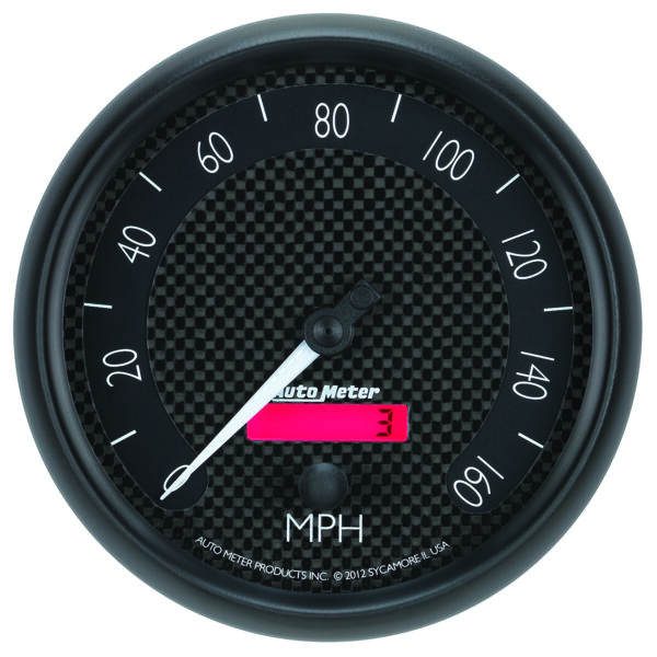 AUTOMETER Speedometer Gauge 5", 160MPH, Elec. Programmable, Gt
