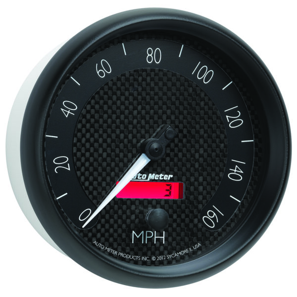 AUTOMETER Speedometer Gauge 5", 160MPH, Elec. Programmable, Gt - Image 5