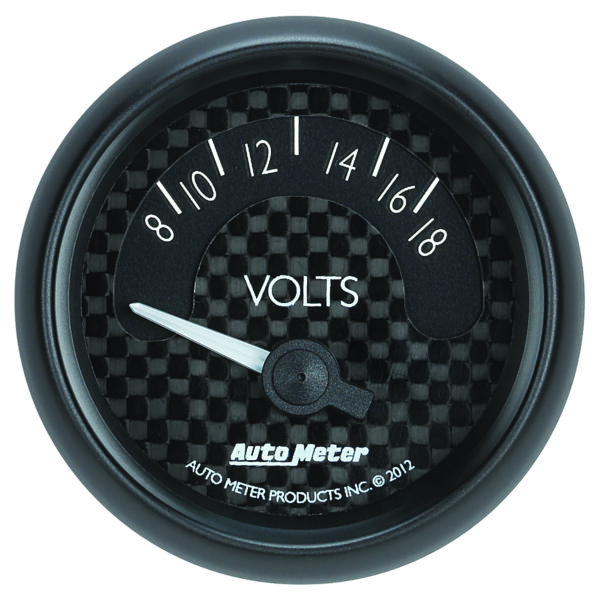 AUTOMETER Voltmeter Gauge 2 1/16", 18V, Elec, Gt