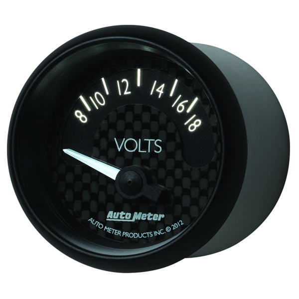 AUTOMETER Voltmeter Gauge 2 1/16", 18V, Elec, Gt - Image 3