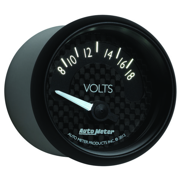 AUTOMETER Voltmeter Gauge 2 1/16", 18V, Elec, Gt - Image 6