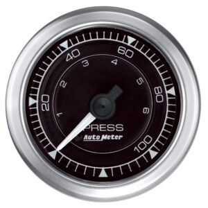 AUTOMETER Pressure Gauge 2 1/16", 100PSI, Mech,  Chrono