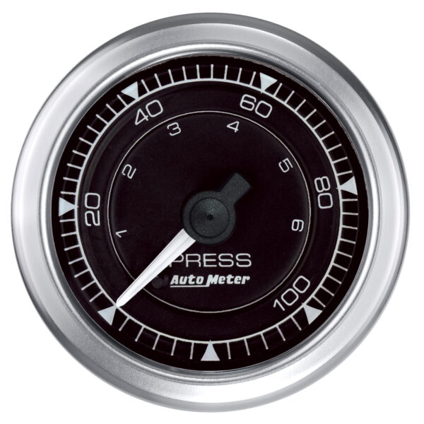 AUTOMETER Pressure Gauge 2 1/16", 100PSI, Mech,  Chrono