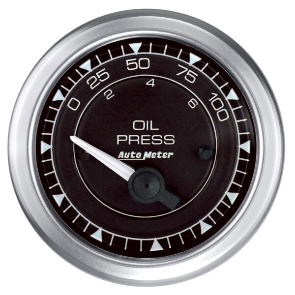 AUTOMETER Pressure Gauge 2 1/16", 100PSI, Elec,  Chrono