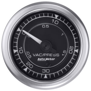 AUTOMETER Vacuum/Boost Gauge 2 1/16", 30Inhg-30PSI, Digital Stepper Motor, Chrono