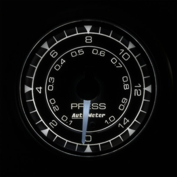 AUTOMETER Pressure Gauge 2 1/16", 15PSI, Digital Stepper Motor, Chrono - Image 2