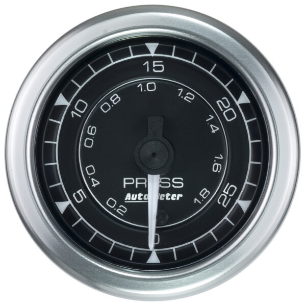 AUTOMETER Pressure Gauge 2 1/16", 30PSI, Digital Stepper Motor, Chrono