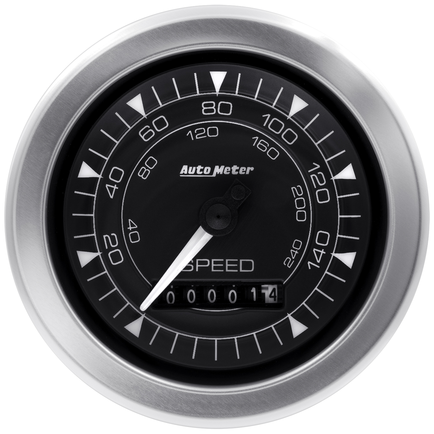 AUTOMETER Speedometer Gauge 3 3/8", 160MPH, Elec. Programmable, Chrono
