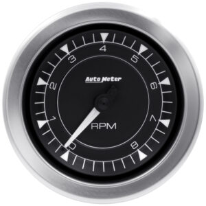AUTOMETER Tachometer Gauge 3 3/8", 8K RPM, In-Dash, Chrono