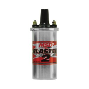 MSD Blaster 2 Coil, Chrome, w/Ballast/Hrdwre