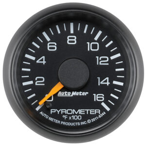 AUTOMETER EGT Pyrometer Gauge 2 1/16", 1600°f, Stepper Motor, Gm Factory Match