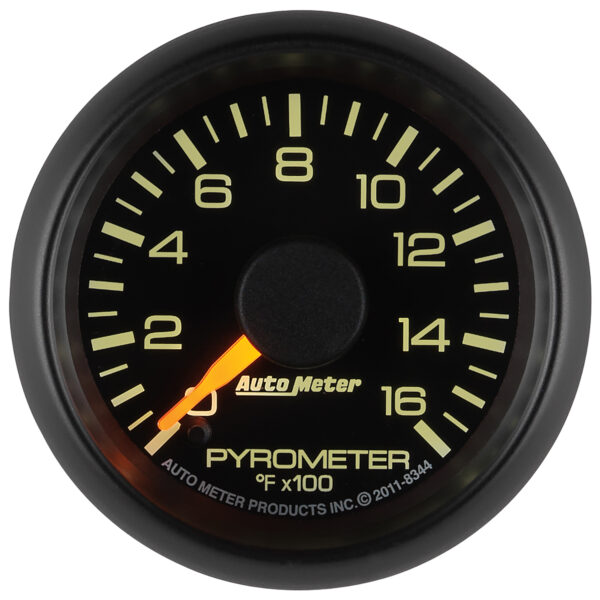AUTOMETER EGT Pyrometer Gauge 2 1/16", 1600°f, Stepper Motor, Gm Factory Match - Image 4