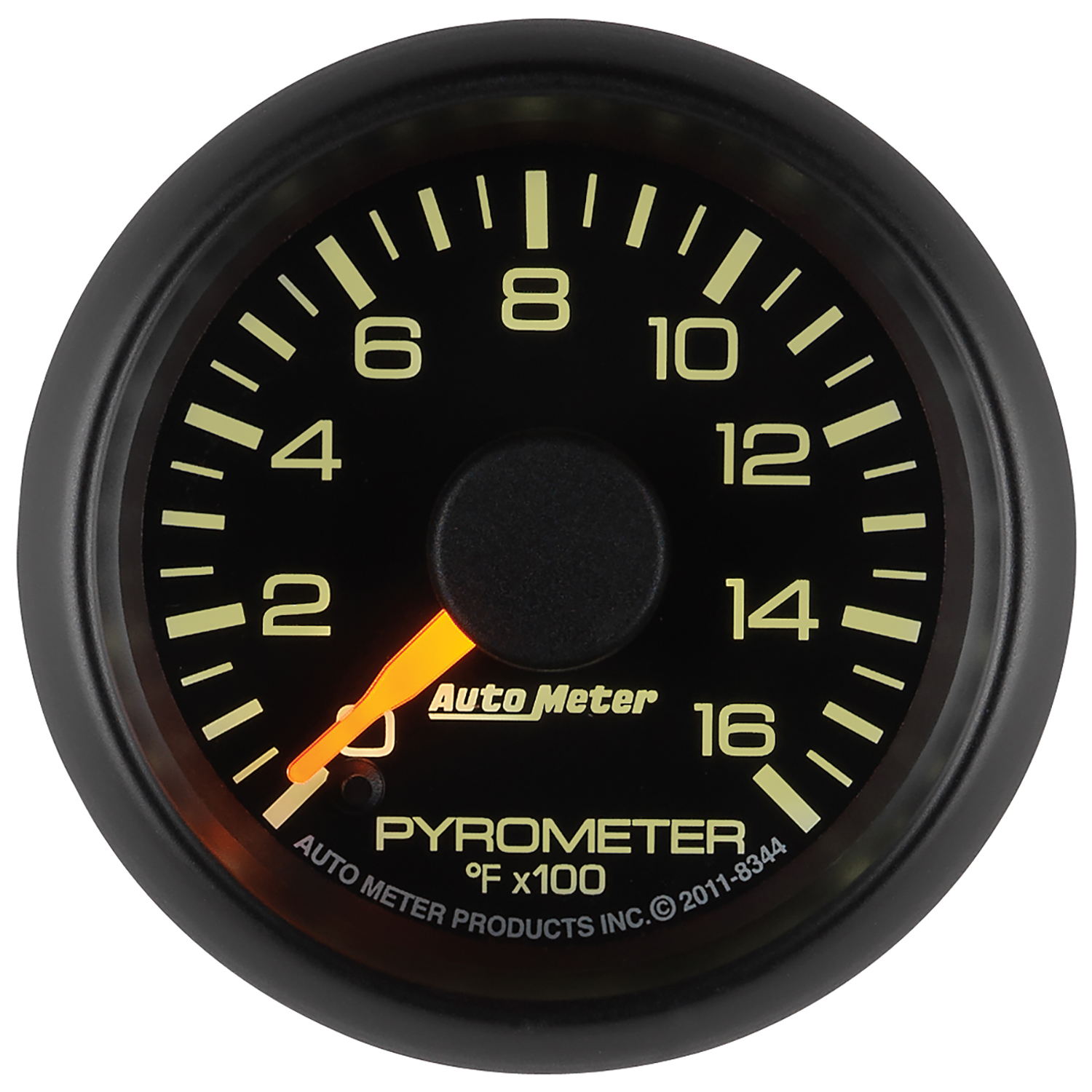 AUTOMETER EGT Pyrometer Gauge 2 1/16", 1600°f, Stepper Motor, Gm Factory Match - Image 4