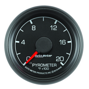 AUTOMETER EGT Pyrometer Gauge 2 1/16", 2000°f, Stepper Motor, Ford Factory Match