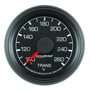 AUTOMETER Transmission Temperature Gauge 2 1/16", 100-260°f, Stepper Motor, Ford Factory Match
