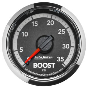 AUTOMETER Boost Gauge 2 1/16", 35PSI, Mechanical, Ram Gen 4 Factory Match