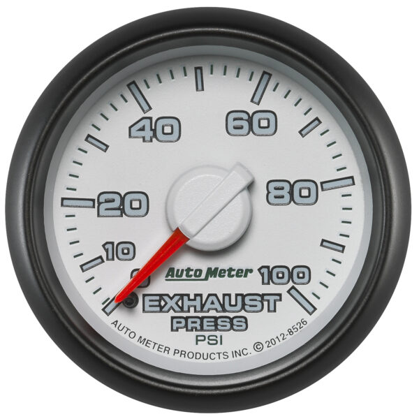 AUTOMETER Exhaust Pressure Gauge 2 1/16", 100PSI, Mechanical, Ram Gen 3 Factory Match