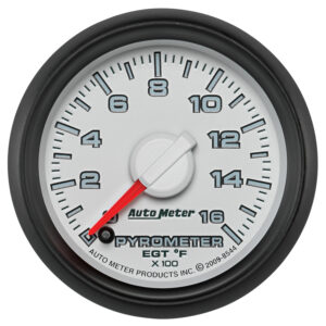 AUTOMETER EGT Pyrometer Gauge 2 1/16", 1600°f, Stepper Motor, Ram Gen 3 Fact. Match
