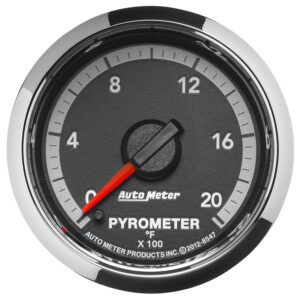 AUTOMETER EGT Pyrometer Gauge 2 1/16", 2000°f, Stepper Motor, Ram Gen 4 Fact. Match