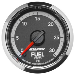 AUTOMETER Fuel Pressure Gauge 2 1/16", 30PSI, Digital Stepper Motor, Ram Gen 4 Fact. Match