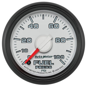 AUTOMETER Fuel Pressure Gauge 2 1/16", 100PSI, Digital Stepper Motor, Ram Gen 3 Fact. Match