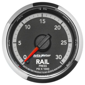 AUTOMETER Rail Pressure Gauge 2 1/16", 30Kpsi, Digital Stepper Motor, Ram Gen 4 Fact. Match
