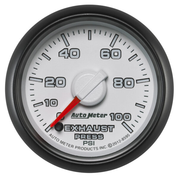 AUTOMETER Exhaust Pressure Gauge 2 1/16", 100PSI, Stepper Motor, Ram Gen 3 Factory Match