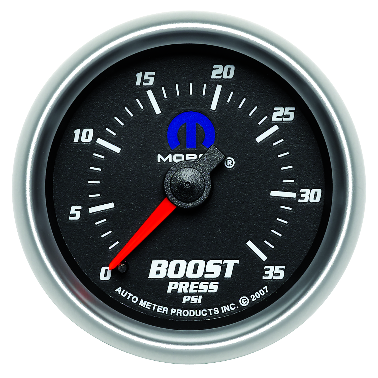 AUTOMETER Boost Gauge 2 1/16", 35PSI, Mechanical, Black, Mopar