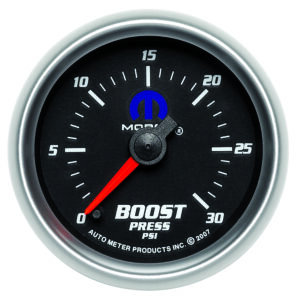 AUTOMETER Boost Gauge 2 1/16", 30PSI, Digital Stepper Motor, Black, Mopar