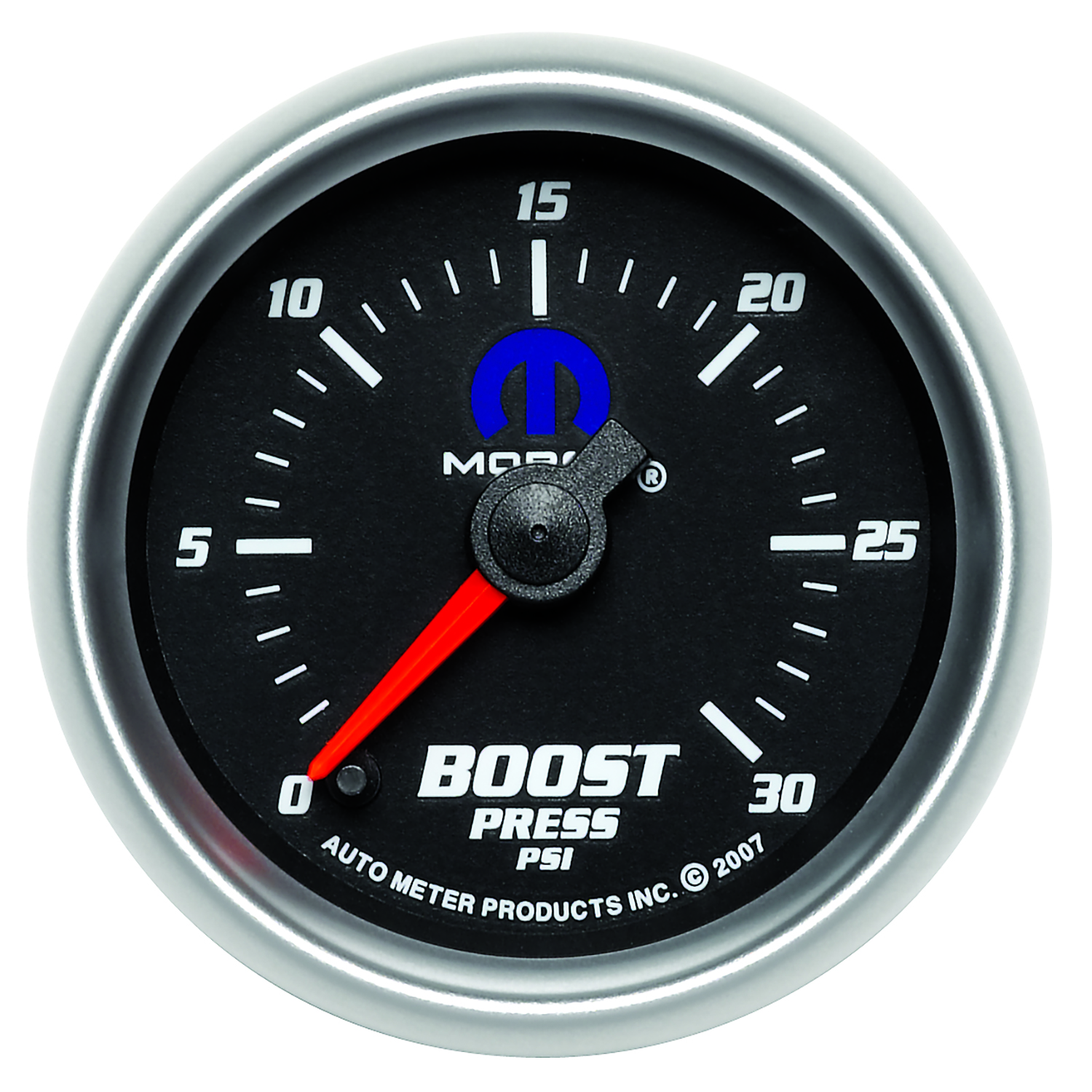 AUTOMETER Boost Gauge 2 1/16", 30PSI, Digital Stepper Motor, Black, Mopar